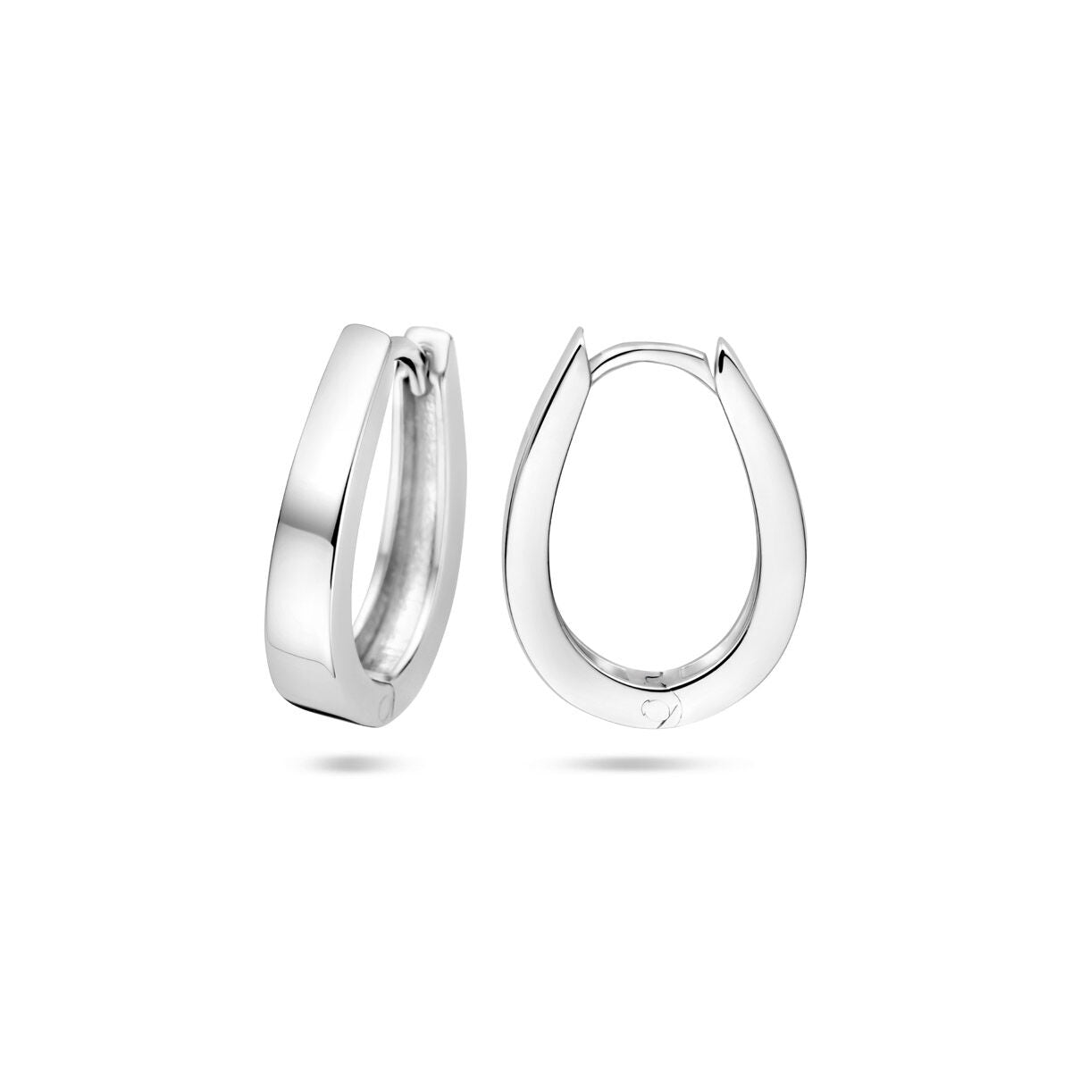 klapoorringen 18 mm zilver gerhodineerd