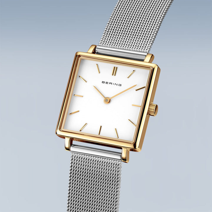 Bering dames horloge witte wijzerplaat - 18226-010