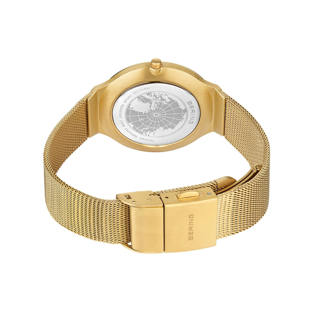 bering dames horloge goud - 18434-334