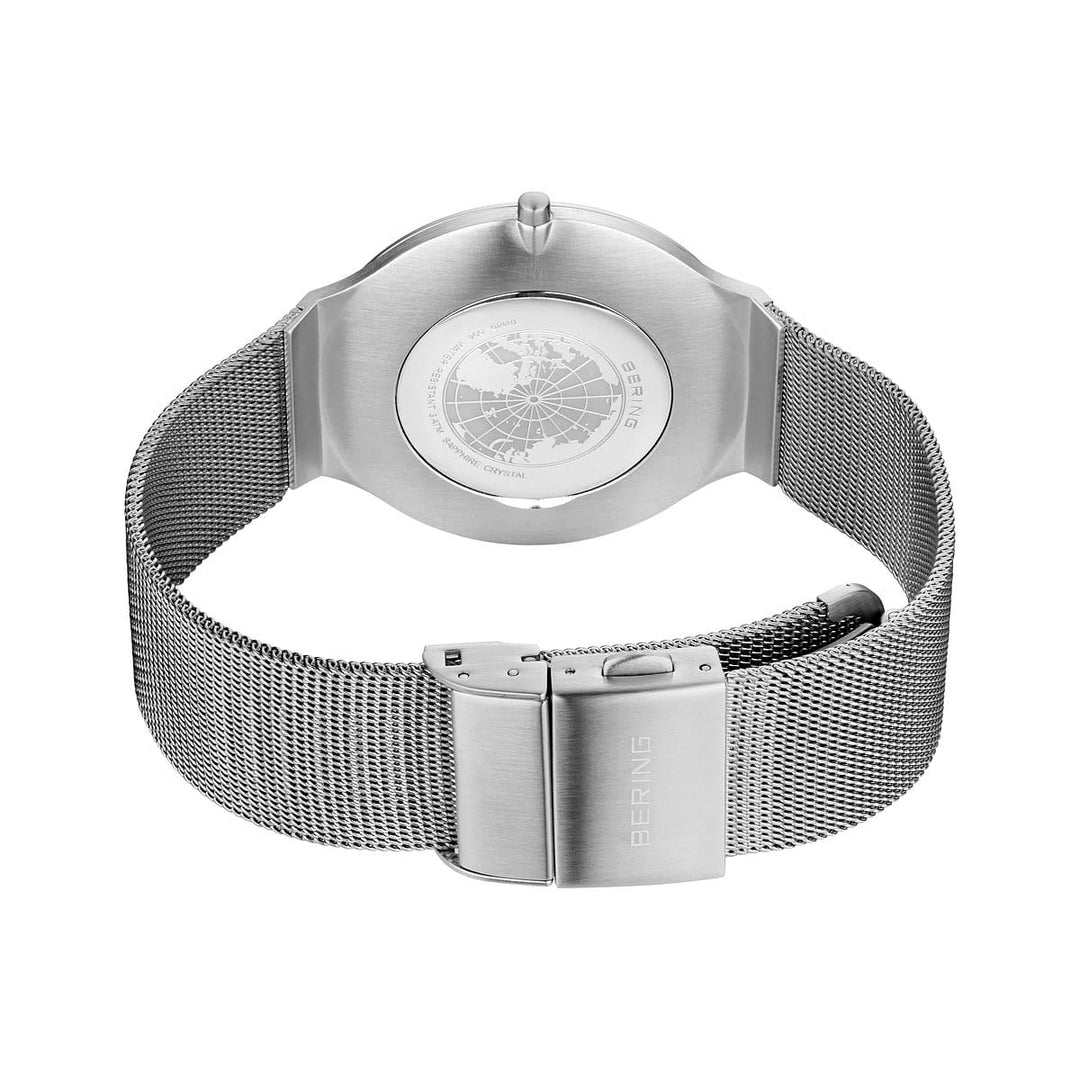 bering dames horloge witte wijzerplaat - 18440-004