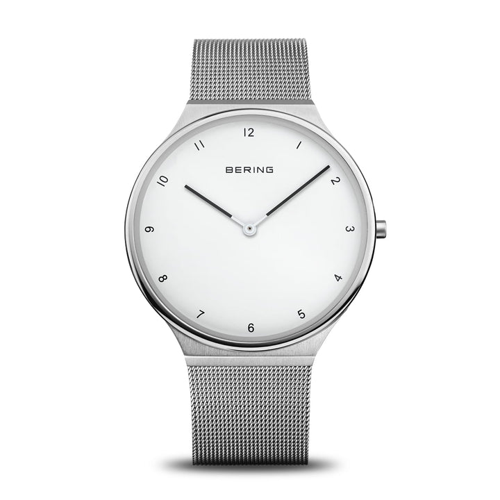 bering dames horloge witte wijzerplaat - 18440-004