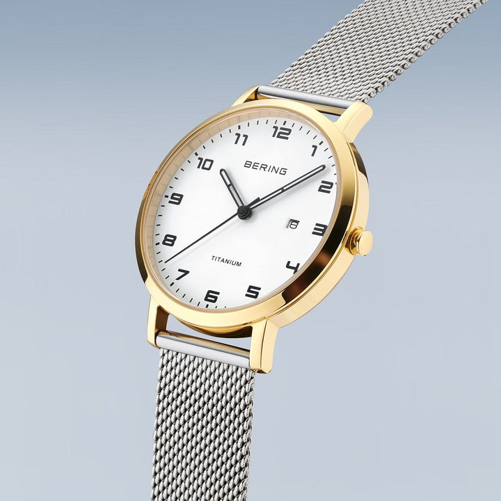 bering dames horloge witte wijzerplaat - 18634-010