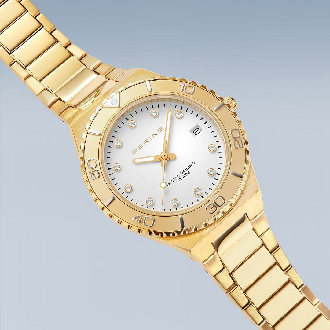 bering dames horloge witte wijzerplaat - 18936-734