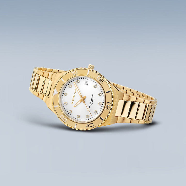 bering dames horloge witte wijzerplaat - 18936-734