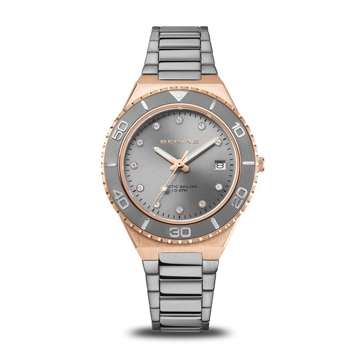 Bering ladies watch gray dial - 18936-769