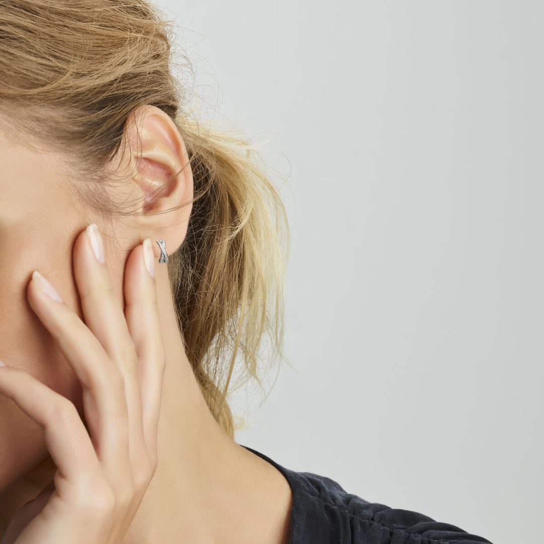 stekeroorringen zirkonia zilver gerhodineerd