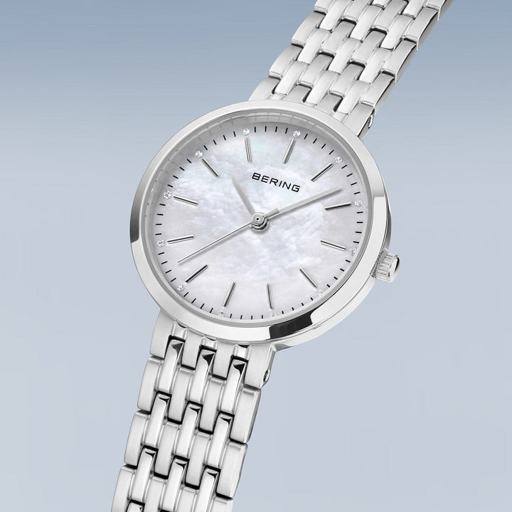 bering dames horloge parelmoer wijzerplaat - 19126-700