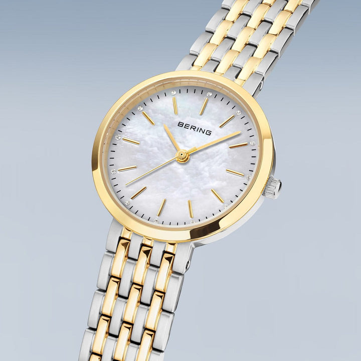 bering dames horloge parelmoer wijzerplaat - 19126-710