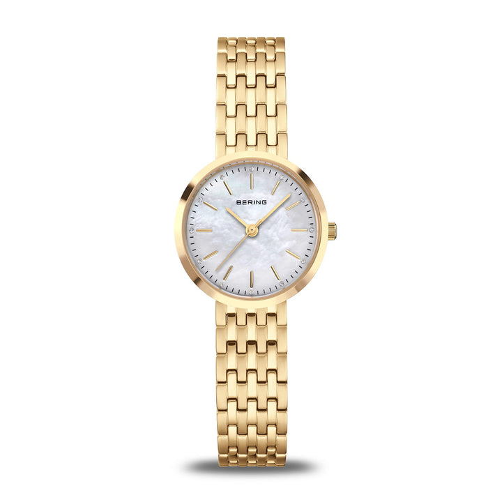 bering dames horloge parelmoer wijzerplaat - 19126-734