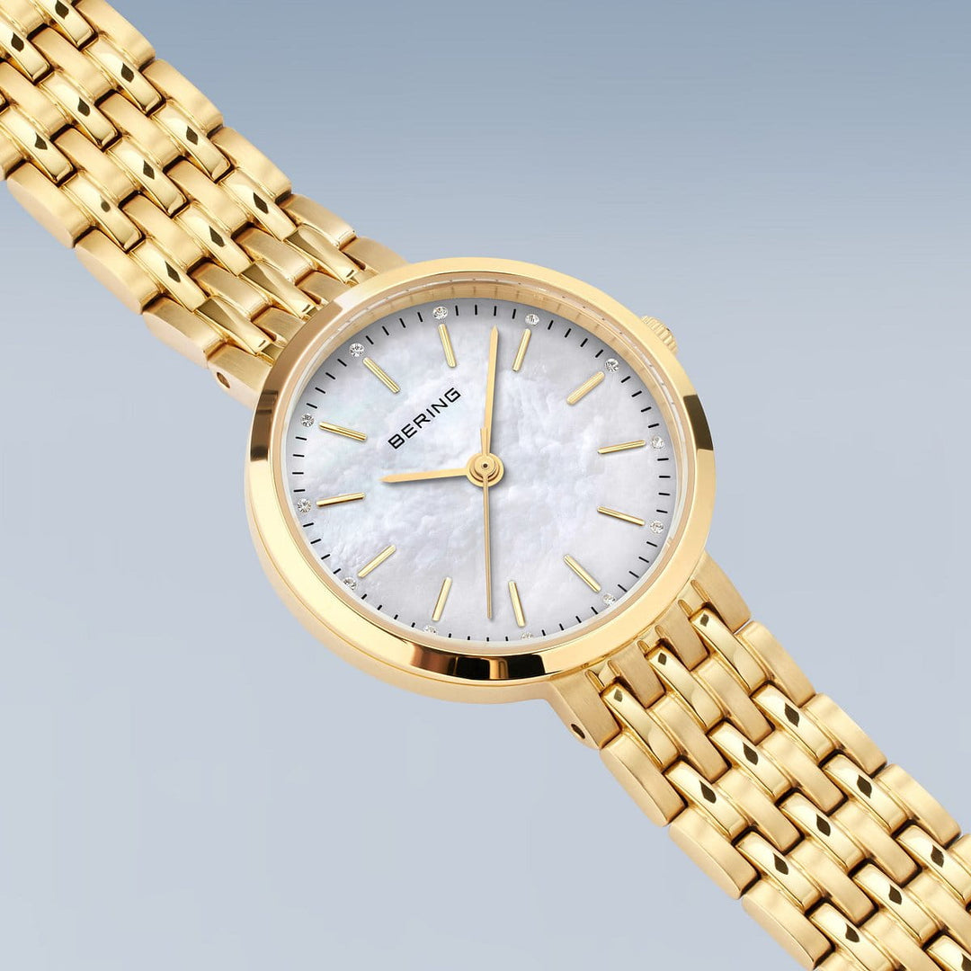 bering dames horloge parelmoer wijzerplaat - 19126-734