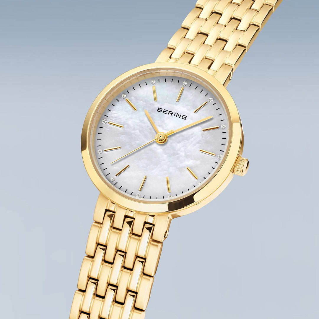 bering dames horloge parelmoer wijzerplaat - 19126-734