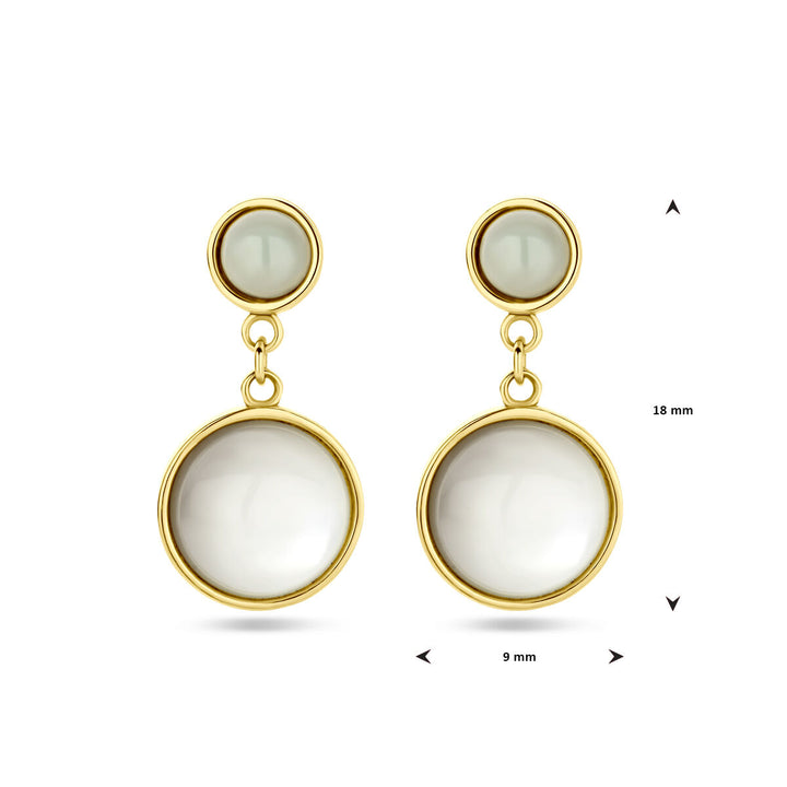 Van der Kooij Collection - ear studs beads 14K yellow gold