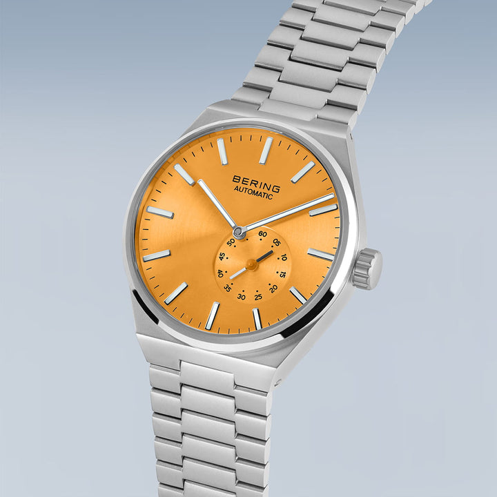 Bering men's watch orange dial - 19441-701