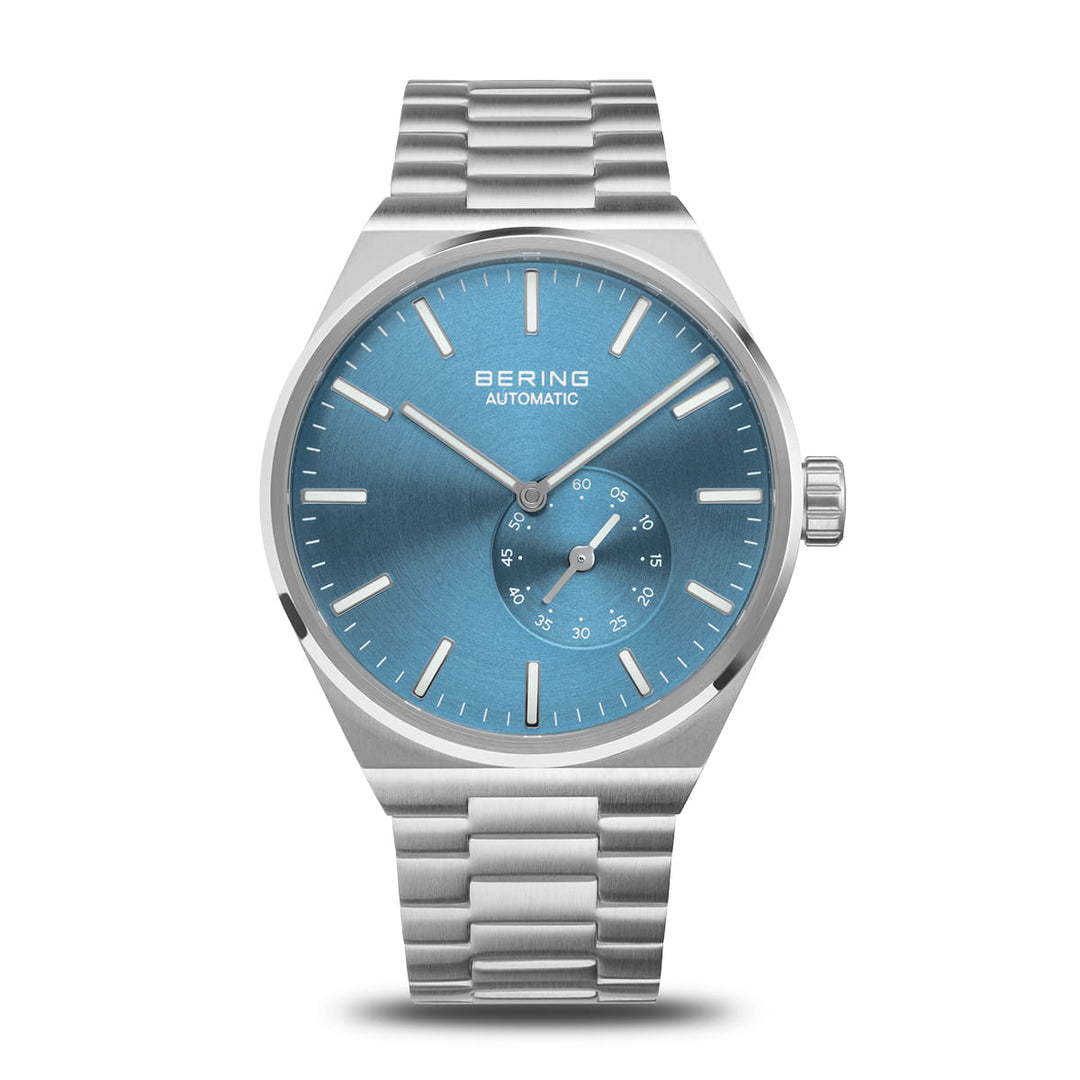 bering heren horloge blauwe wijzerplaat - 19441-Charity