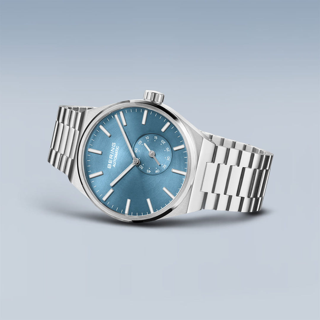 Bering Herrenuhr mit blauem Zifferblatt – 19441 – Charity