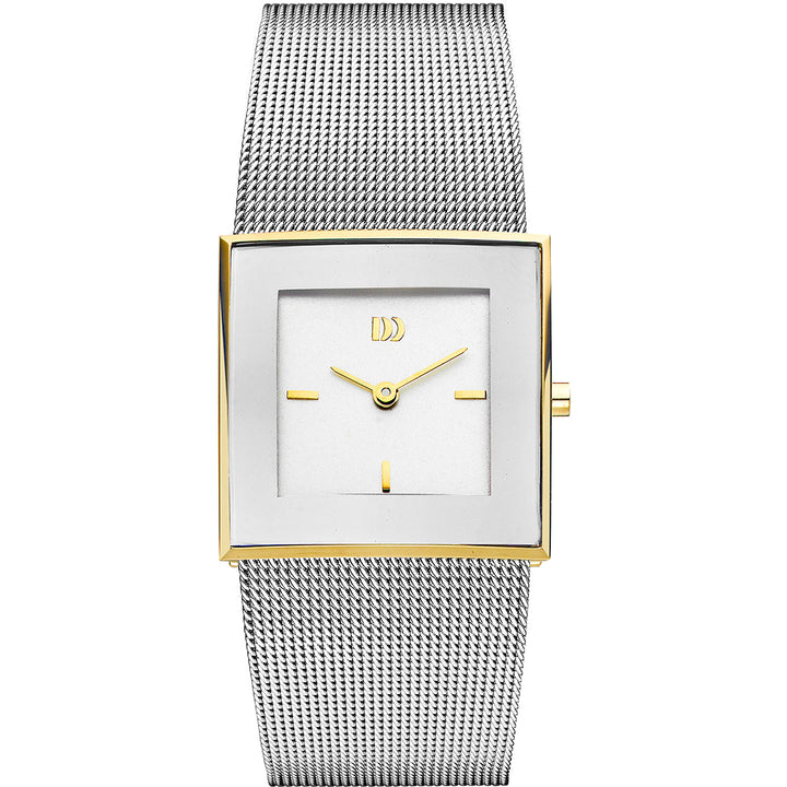 Danish design dames horloge witte wijzerplaat - IV65Q973