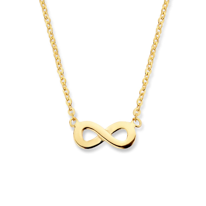 necklace infinity 41.5 - 44.5 cm 14K yellow gold