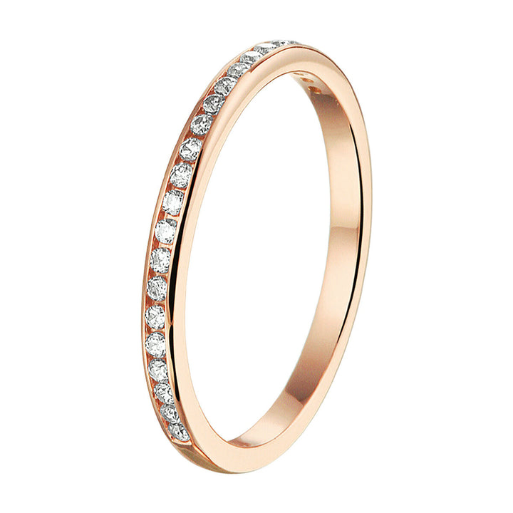 add-on ring zirconia 14K rose gold