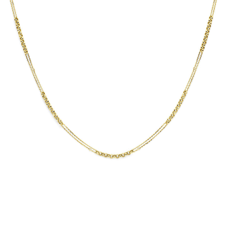 Gold ladies necklace 14K