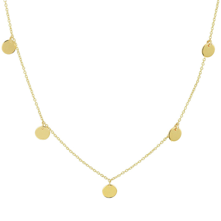 Halskette Kreise 41 - 43 - 45 cm 14K Gelbgold