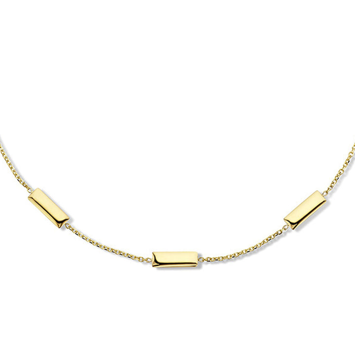 Halskettenstangen 42 - 44 cm 14K Gelbgold