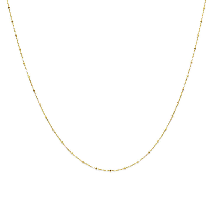 necklace balls 1.3 mm 41 + 3 cm 14K yellow gold