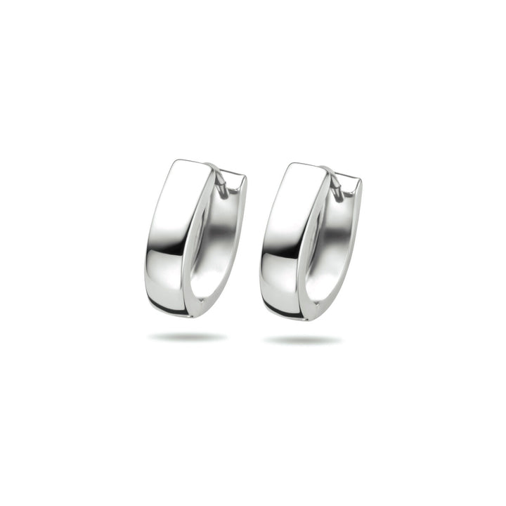 drop earrings 14K white gold