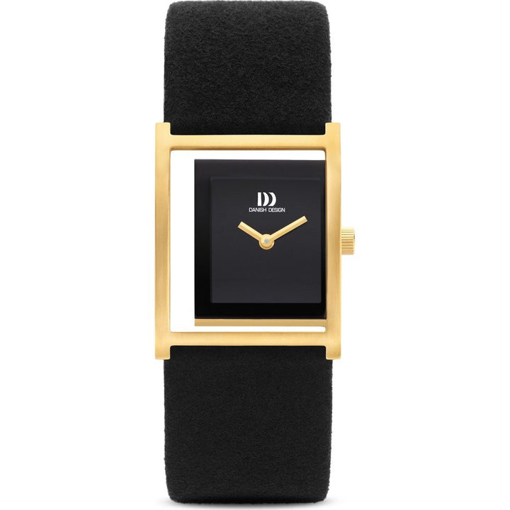 Danish design dames horloge zwarte wijzerplaat - IV11Q1292