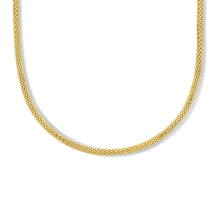 popcorn necklace 3.0 mm 45 cm 14K yellow gold