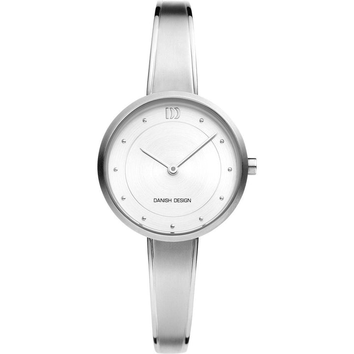 Danish design dames horloge zilveren wijzerplaat - IV62Q1296