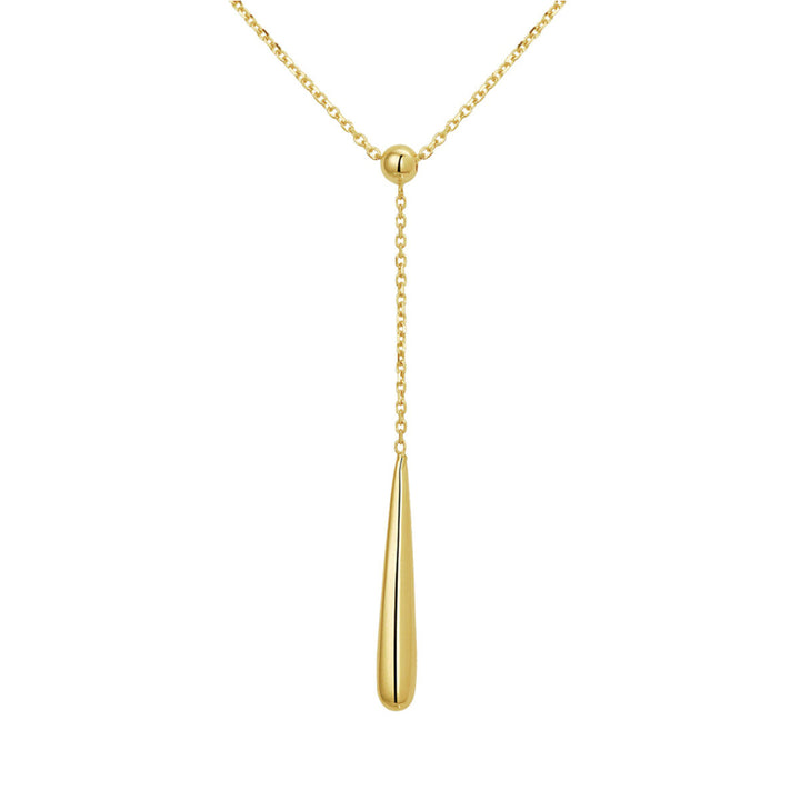 necklace drop 43 - 45 - 47 cm 14K yellow gold