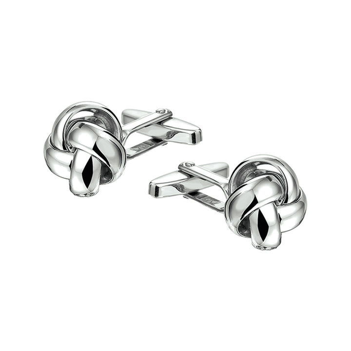 cufflinks silver rhodium plated