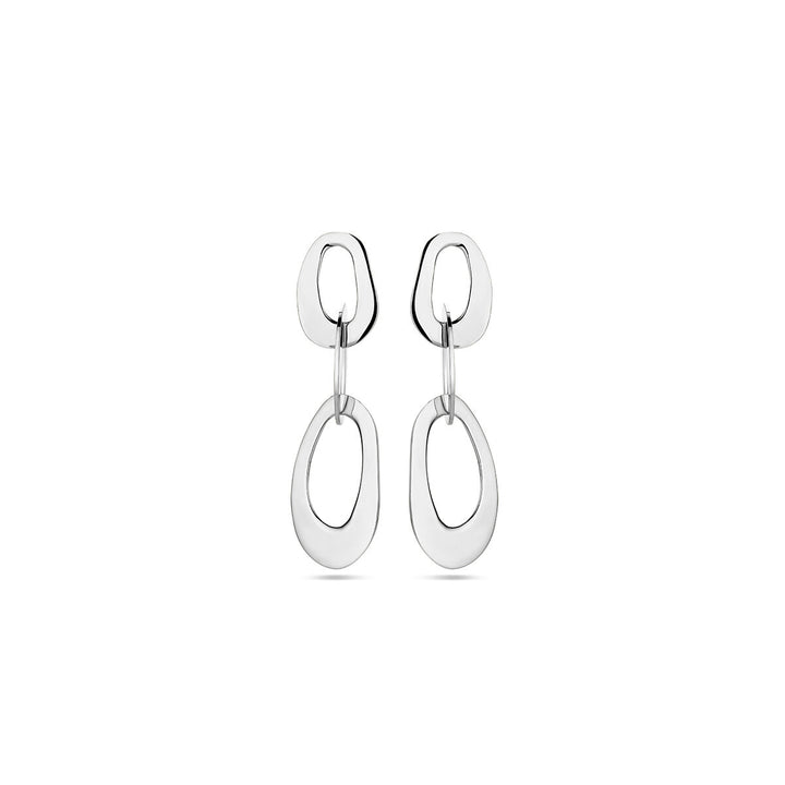 silver rhodium plated earrings