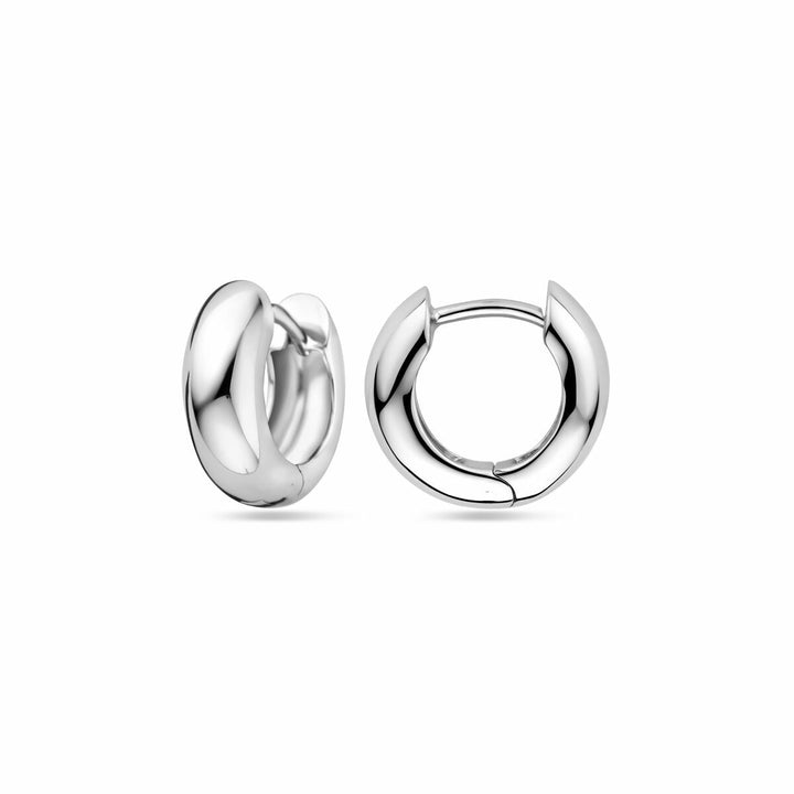 klapoorringen 13,5 mm zilver gerhodineerd