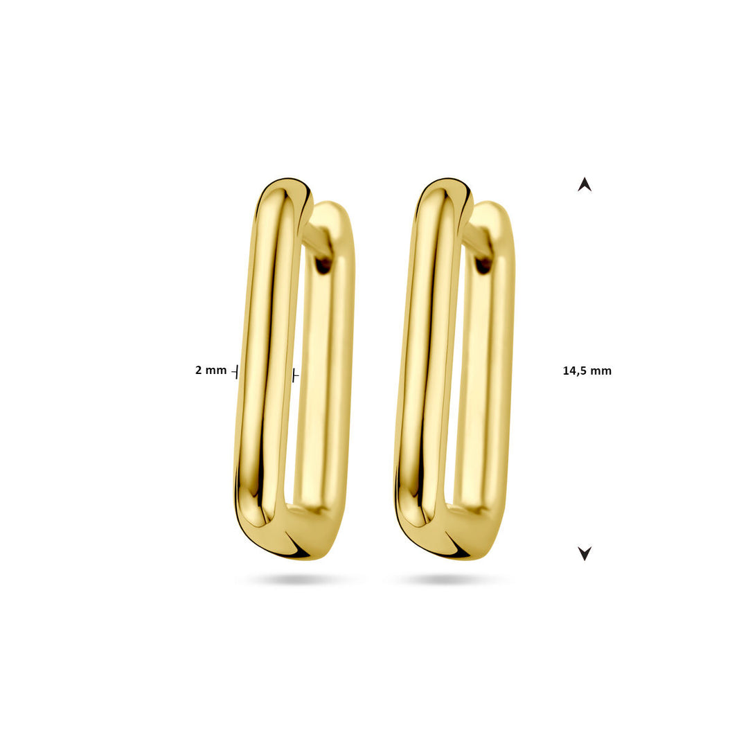 Ohrhänger 1 Mikron Silber vergoldet (gelb)