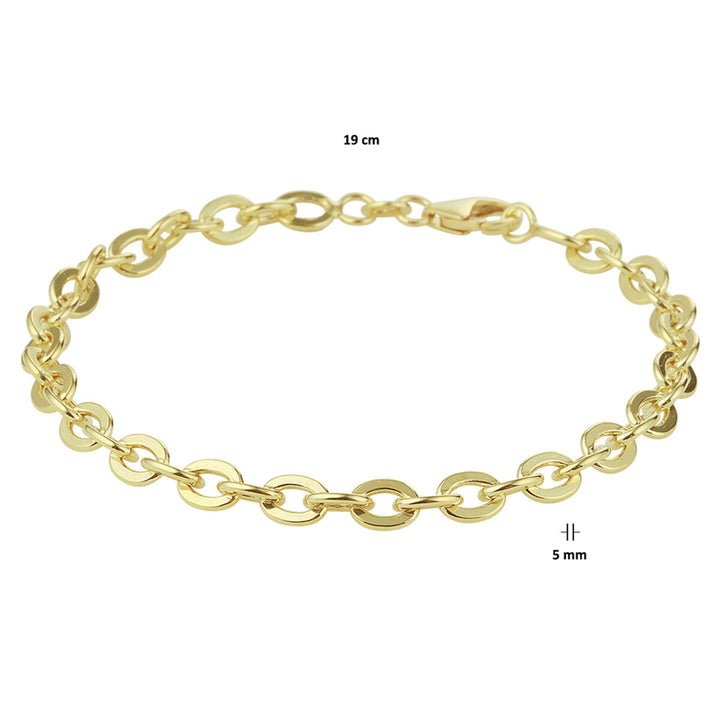 anchor 5.0 mm Zilgold (yellow gold with silver core)