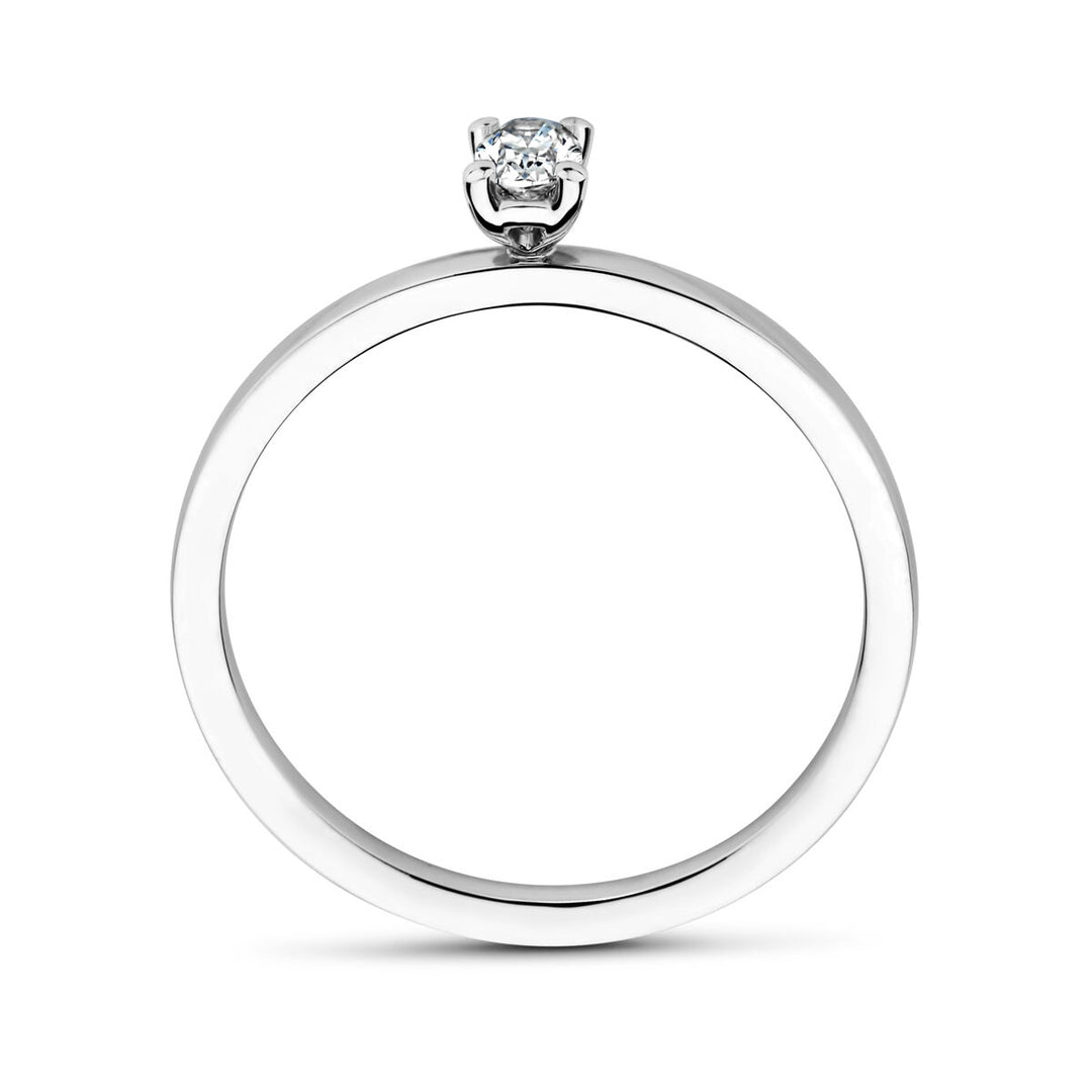 platina ring diamant 0.15ct g vsi platina