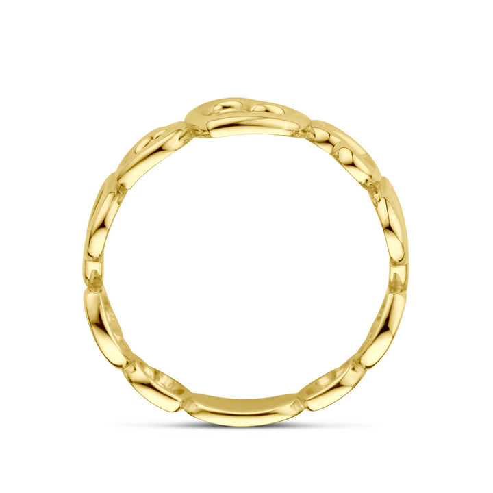 Ring Herzen 14K Gelbgold