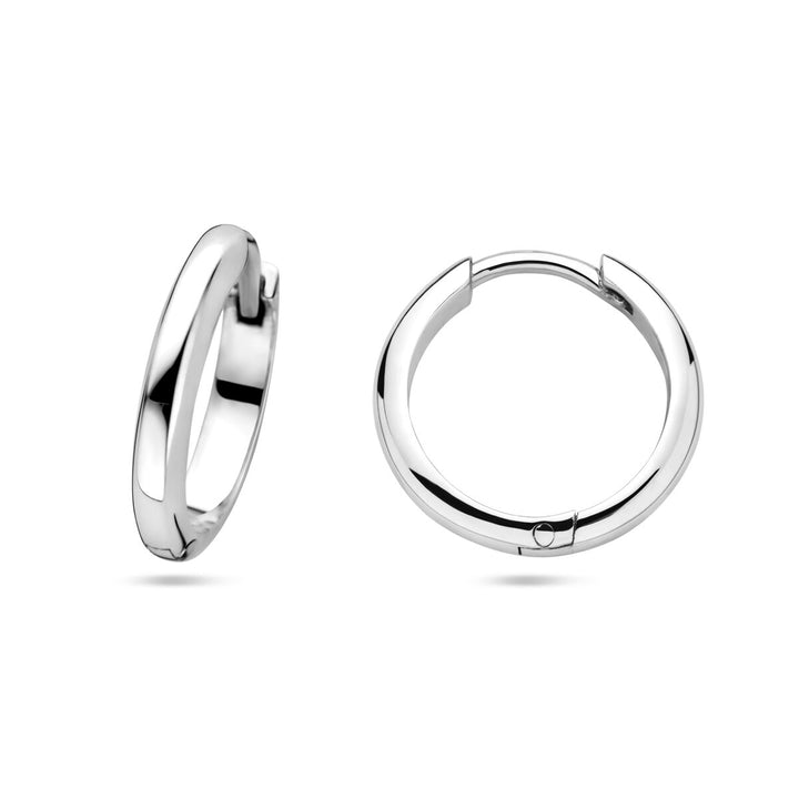 klapoorringen 3,0 mm halfronde buis zilver gerhodineerd