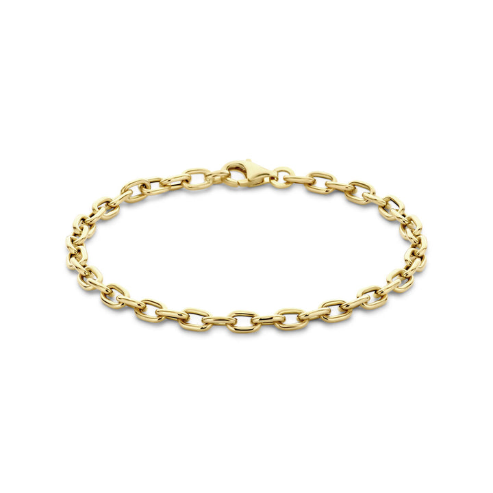 armband 4,5 mm 19 cm 14K geelgoud