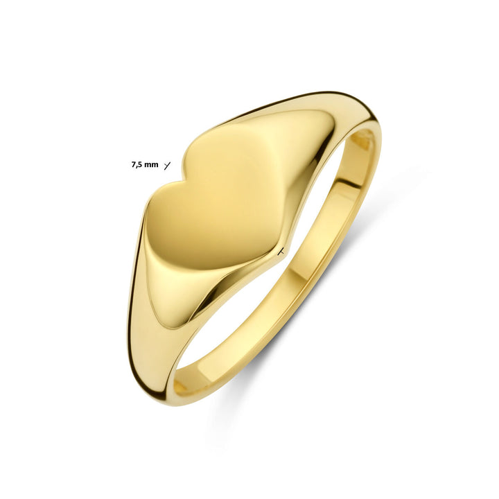 ring hartje 14K geelgoud