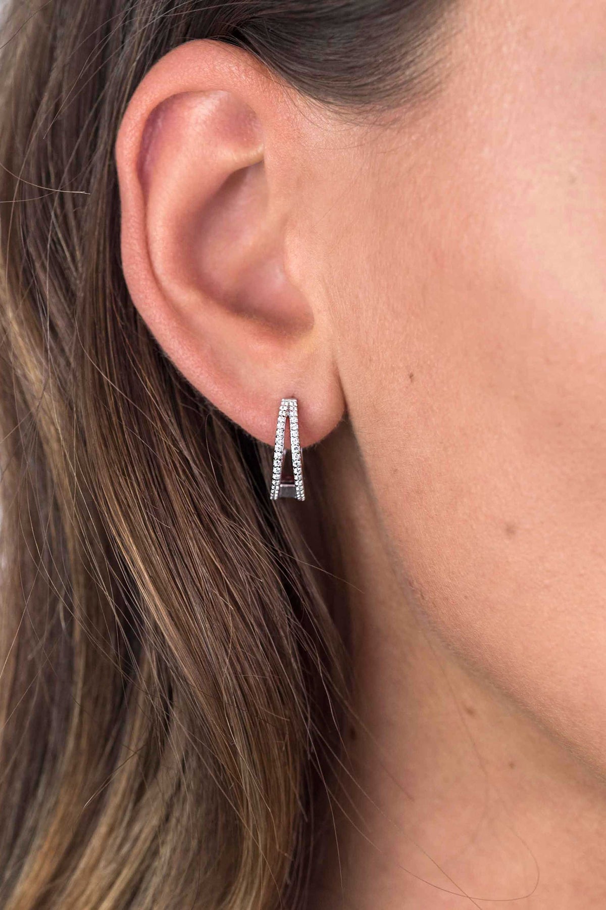 Zinzi Earrings Silver Zio1482