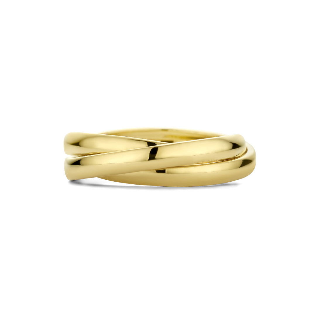 trinity rings 14K yellow gold