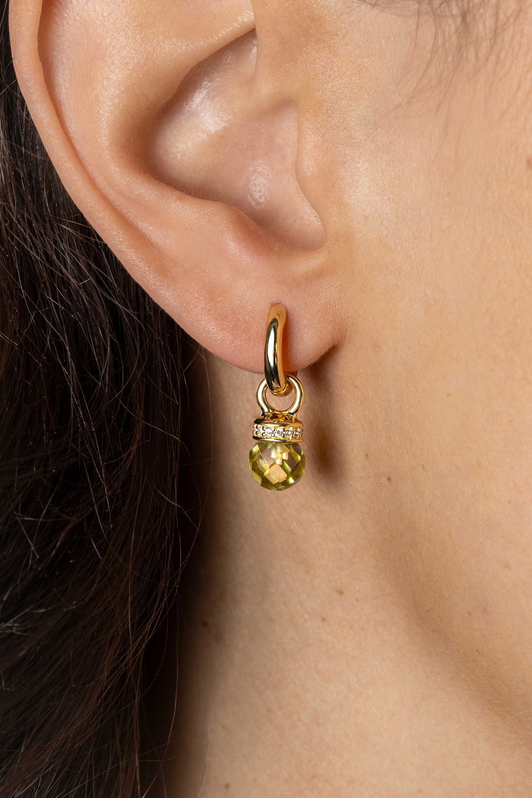 Zinzi Earrings Gold Plated Zich2428