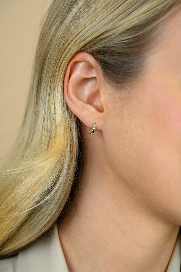 ZINZI oorknoppen gold plated ZIO2719G