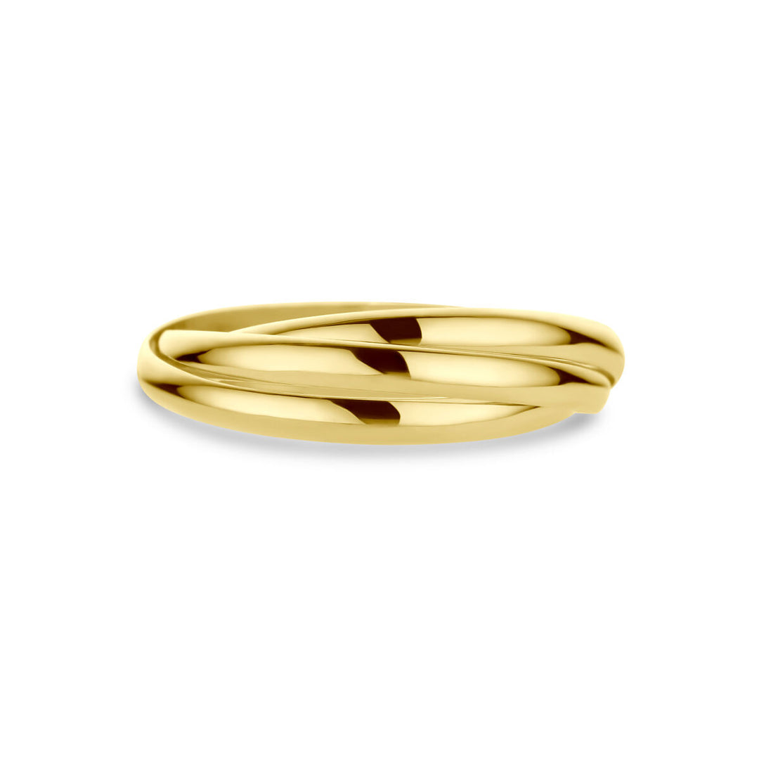 trinity rings 14K yellow gold