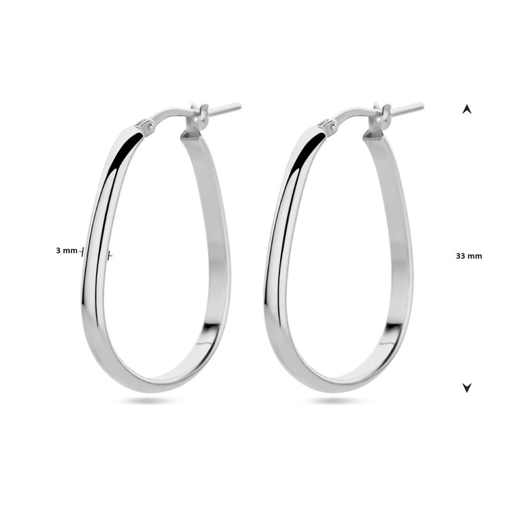 Ohrringe Silber rhodiniert