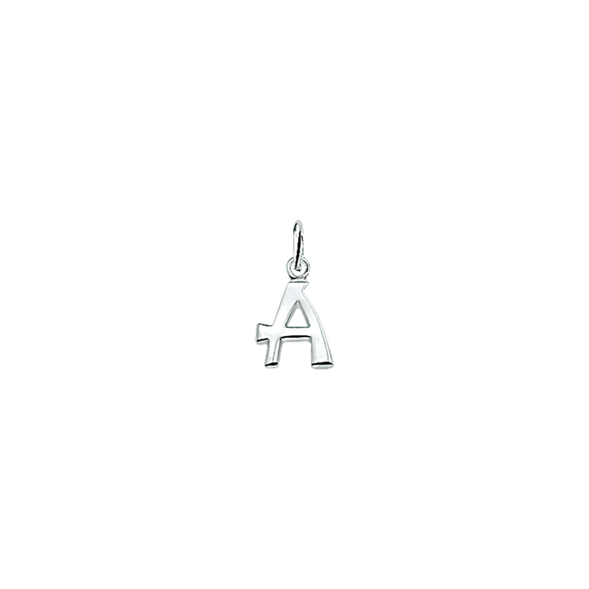 hanger letters  zilver gerhodineerd