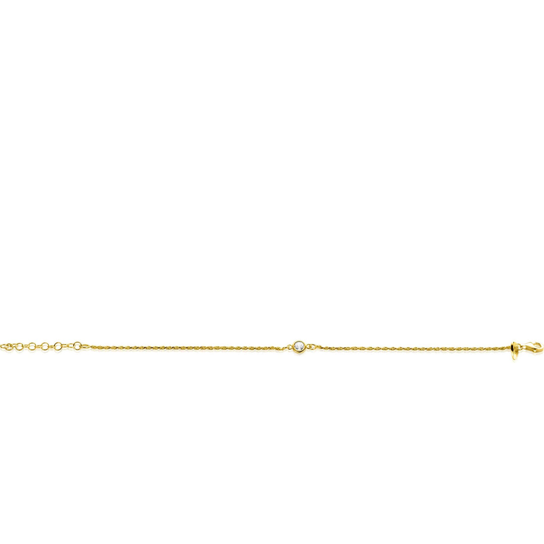 Zinzi Bracelet Gold Plated Zia2461 Y