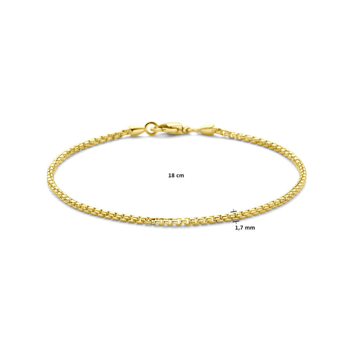 Gold bracelet ladies Venetian ball 14K